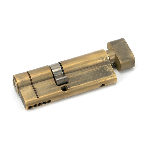 Aged Brass 35/45T 5pin Euro Cylinder/Thumbturn