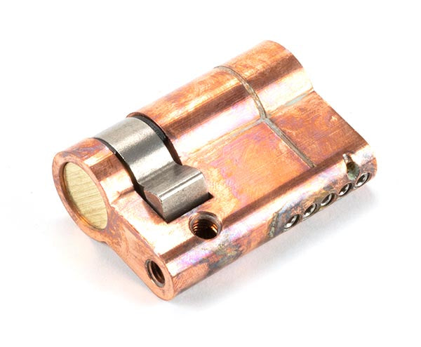 Polished Bronze 35/10 5pin Single Cylinder