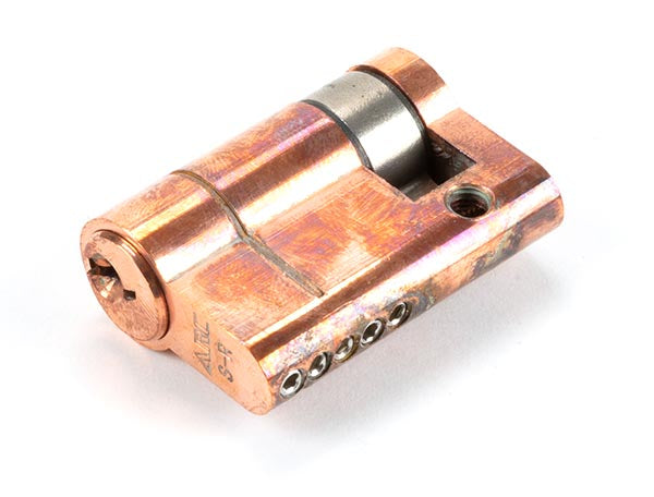 Polished Bronze 35/10 5pin Single Cylinder