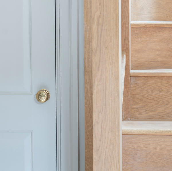 Hammered Mushroom Mortice/Rim Knob Set