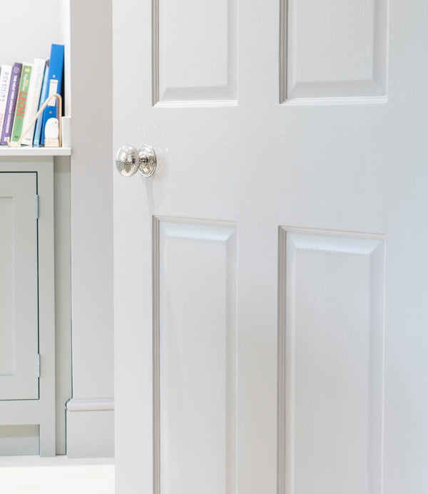 Hammered Mushroom Mortice/Rim Knob Set