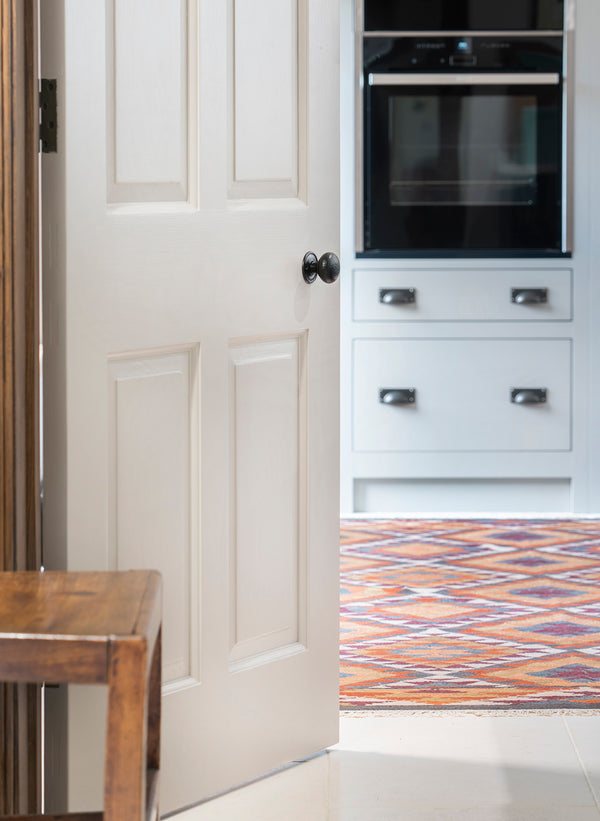 Hammered Mushroom Mortice/Rim Knob Set