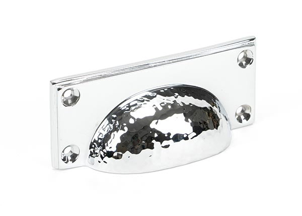 From The Anvil, Hammered Art Deco Drawer Pull, Cabinet Hardware, Drawer Pulls