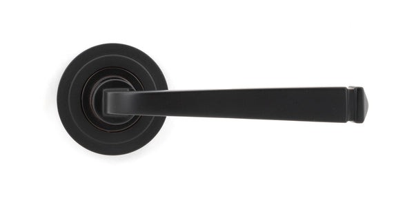 Avon Round Lever on Rose Set (Sprung) by From The Anvil