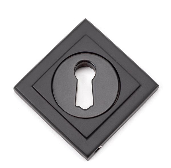 Aged Bronze Round Escutcheon (Square)