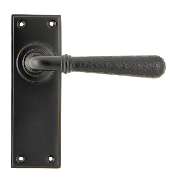 From The Anvil, Hammered Newbury Lever Latch Set, Door Handles, Lever Latch