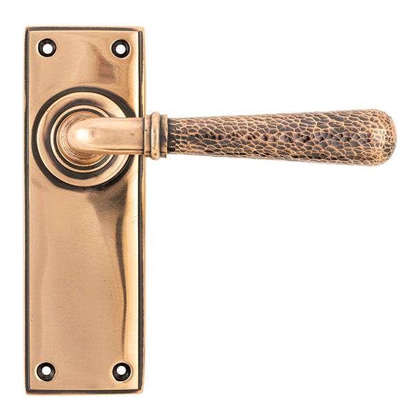 From The Anvil, Hammered Newbury Lever Latch Set, Door Handles, Lever Latch