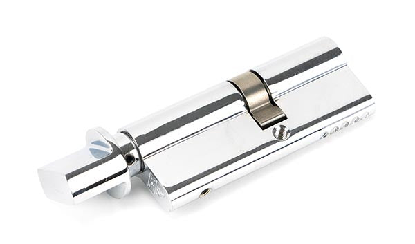 Polished Chrome 35/45T 5pin Euro Cylinder/Thumbturn