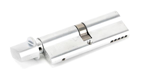 Polished Chrome 45/45 5pin Euro Cylinder/Thumbturn