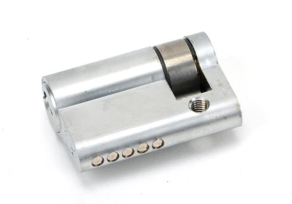 Satin Chrome 35/10 5pin Single Cylinder