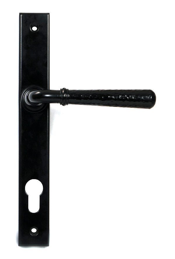 From The Anvil, Hammered Newbury Slimline Espag. Lock Set, Window Hardware, Espagnolette