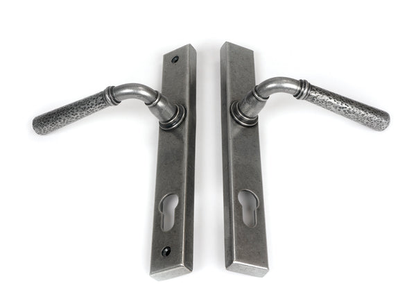 Hammered Newbury Slimline Espag. Lock Set