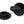 Matt Black Heavy Beehive Mortice/Rim Knob Set