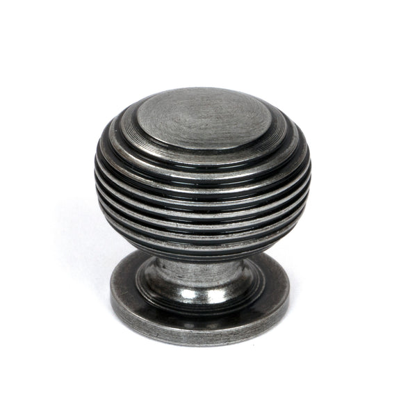 From The Anvil's Pewter Patina Beehive Cabinet Knob