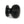 Matt Black Beehive Cabinet Knob 30mm