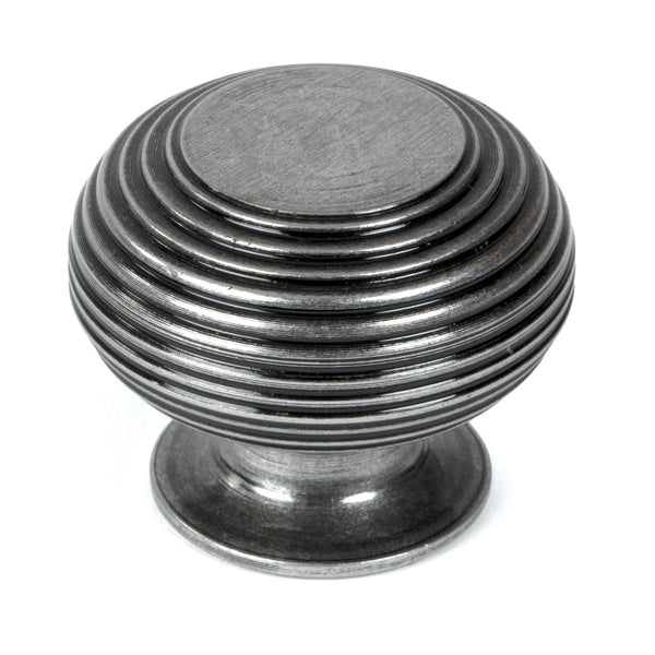 From The Anvil's Pewter Patina Beehive Cabinet Knob