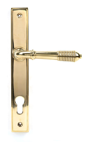 From The Anvil, Reeded Slimline Lever Espag. Lock Set, Door Handles, Espagnolette