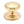 From The Anvil's Polished Brass Art Deco Centre Door Knob
