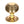 From The Anvil's Aged Brass Beehive Centre Door Knob
