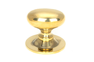 From The Anvil's Aged Brass Oval Cabinet Knob