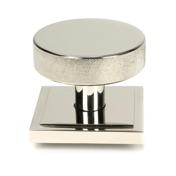 From The Anvil's Polished Nickel Brompton Centre Door Knob