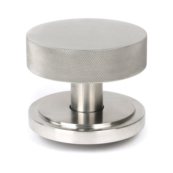 From The Anvil's Satin Marine SS (316) Brompton Centre Door Knob
