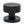 Matt Black Brompton Mortice/Rim Knob Set (Plain)