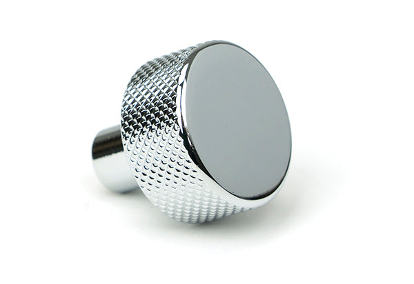 Polished Chrome Brompton Cabinet Knob - 25mm (No rose)