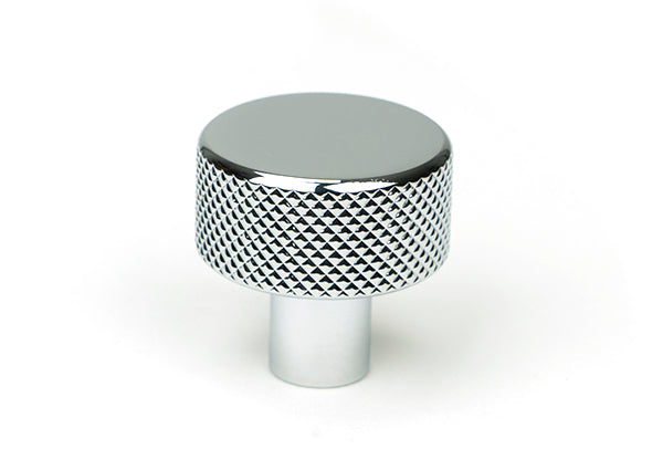 Polished Chrome Brompton Cabinet Knob - 25mm (No rose)