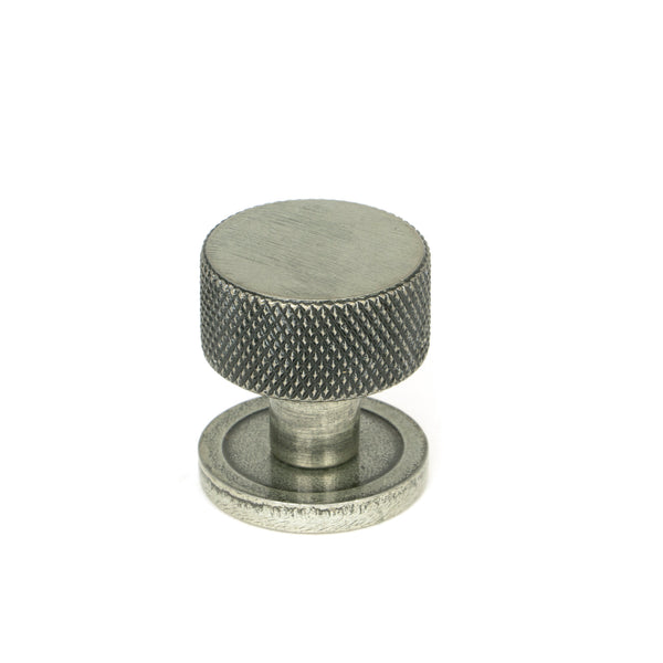 From The Anvil's Pewter Patina 25mm Brompton Cabinet Knob