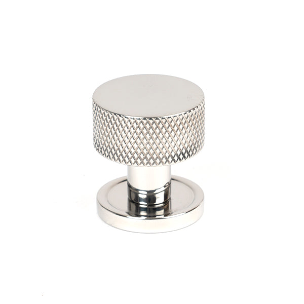 From The Anvil, Polished Brompton Cabinet Knob - 25mm (Plain), Cabinet Hardware, Cabinet Knobs