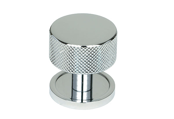 Polished Chrome Brompton Cabinet Knob - 32mm (Plain)