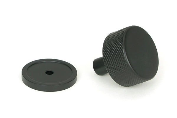 Matt Black Brompton Cabinet Knob - 32mm (Plain)