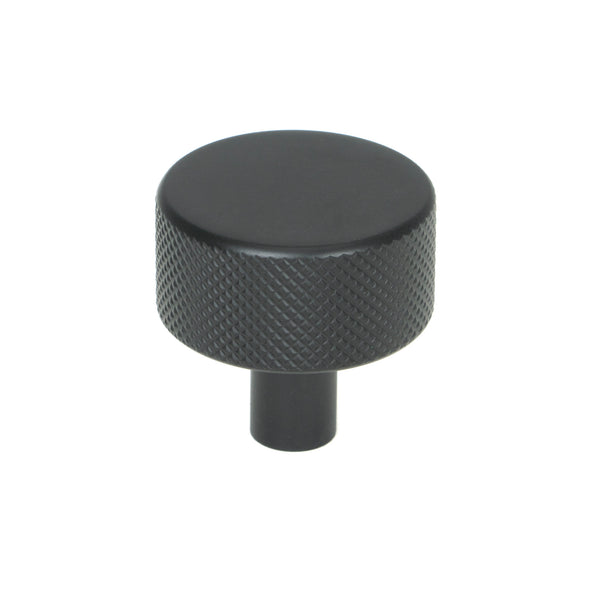 From The Anvil's Matt Black 32mm Brompton Cabinet Knob