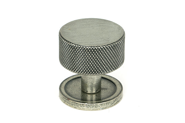 Pewter Brompton Cabinet Knob - 32mm (Plain)