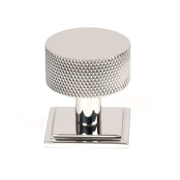 From The Anvil, Polished Brompton Cabinet Knob - 32mm (Square), Cabinet Hardware, Cabinet Knobs