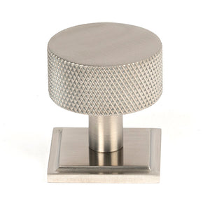 From The Anvil, Satin Brompton Cabinet Knob - 32mm (Square), Cabinet Hardware, Cabinet Knobs