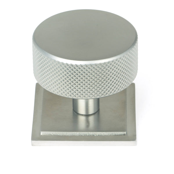 From The Anvil's Satin Chrome 38mm Brompton Cabinet Knob
