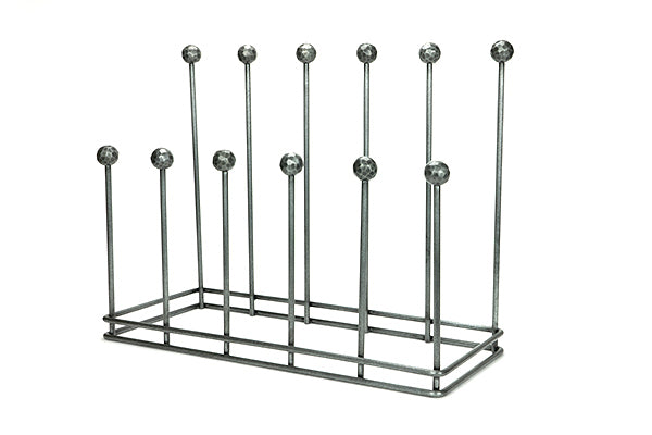 Pewter Six Pair Boot Rack