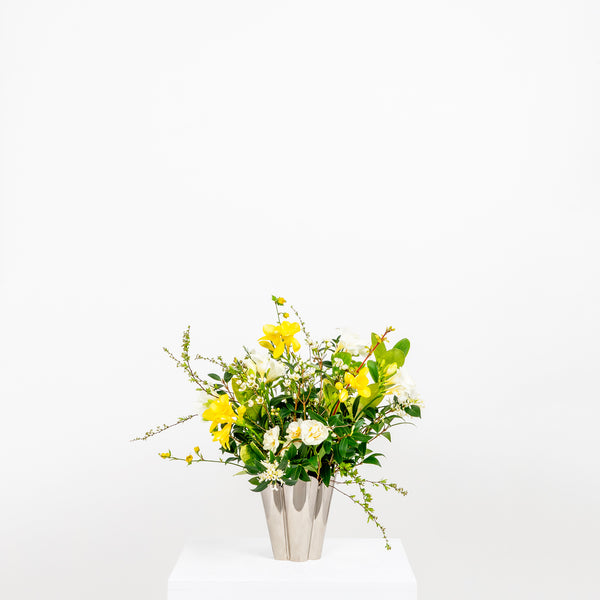 From The Anvil's Smooth Nickel Flora Pot