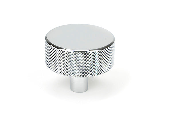 Polished Chrome Brompton Cabinet Knob - 38mm (No rose)