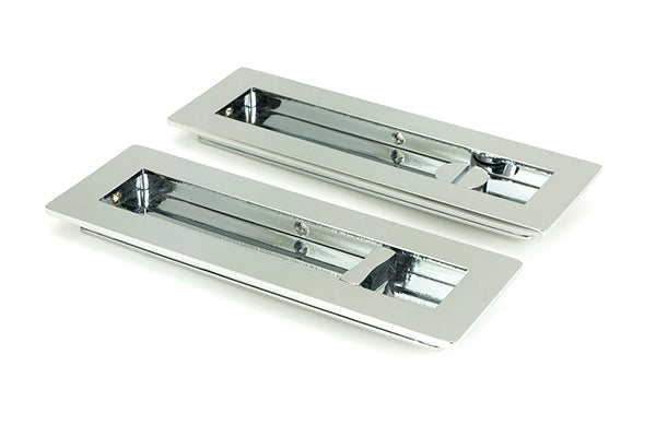 From The Anvil, 175mm Plain Rectangular Pull - Privacy Set, Sliding Door Hardware, Rectangular Pulls - Privacy