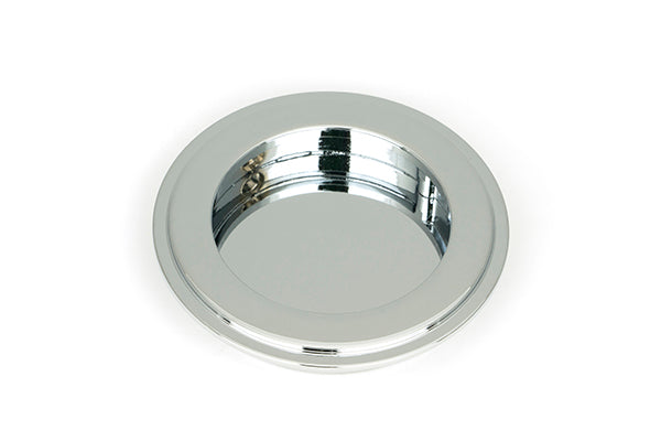 From The Anvil, 75mm Art Deco Round Pull, Sliding Door Hardware, Round Pulls