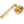 From The Anvil's Polished Brass Newbury Lever on Rose Set