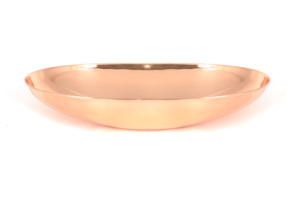 From The Anvil's Smooth Copper Oval basin