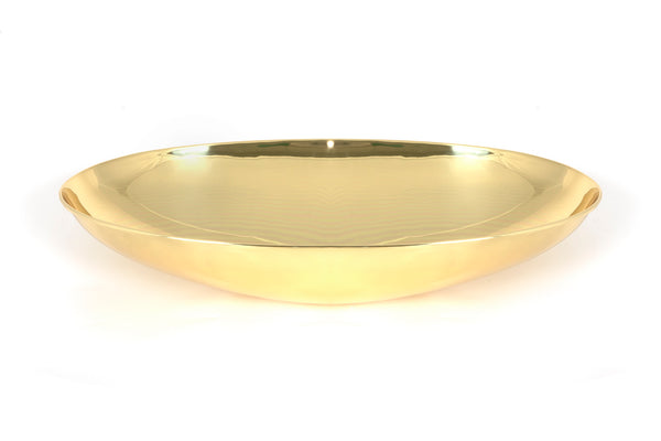 From The Anvil's Smooth Brass Oval basin