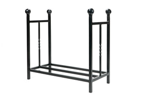 From The Anvil's Matt Black Rectangular Log Holder