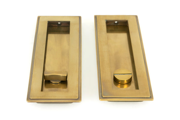 Art Deco Rectangular Pull - Privacy Set