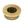 From The Anvil's Aged Brass Round Finger Edge Pull
