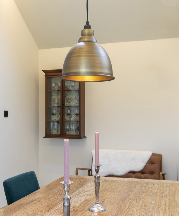 Aged Brass Brindley Pendant